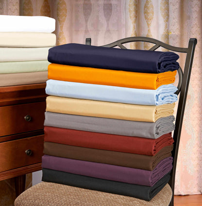  Superior Solid Microfiber Wrinkle Resistant Duvet Cover Set - Navy Blue