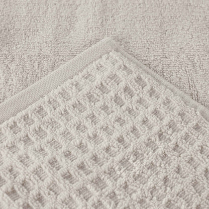 Napa Zero Twist Cotton Solid Waffle Honeycomb 8 Piece Towel Set