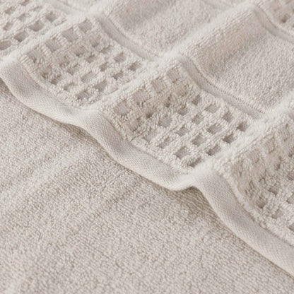 Napa Zero Twist Cotton Solid Waffle Honeycomb 6 Piece Towel Set
