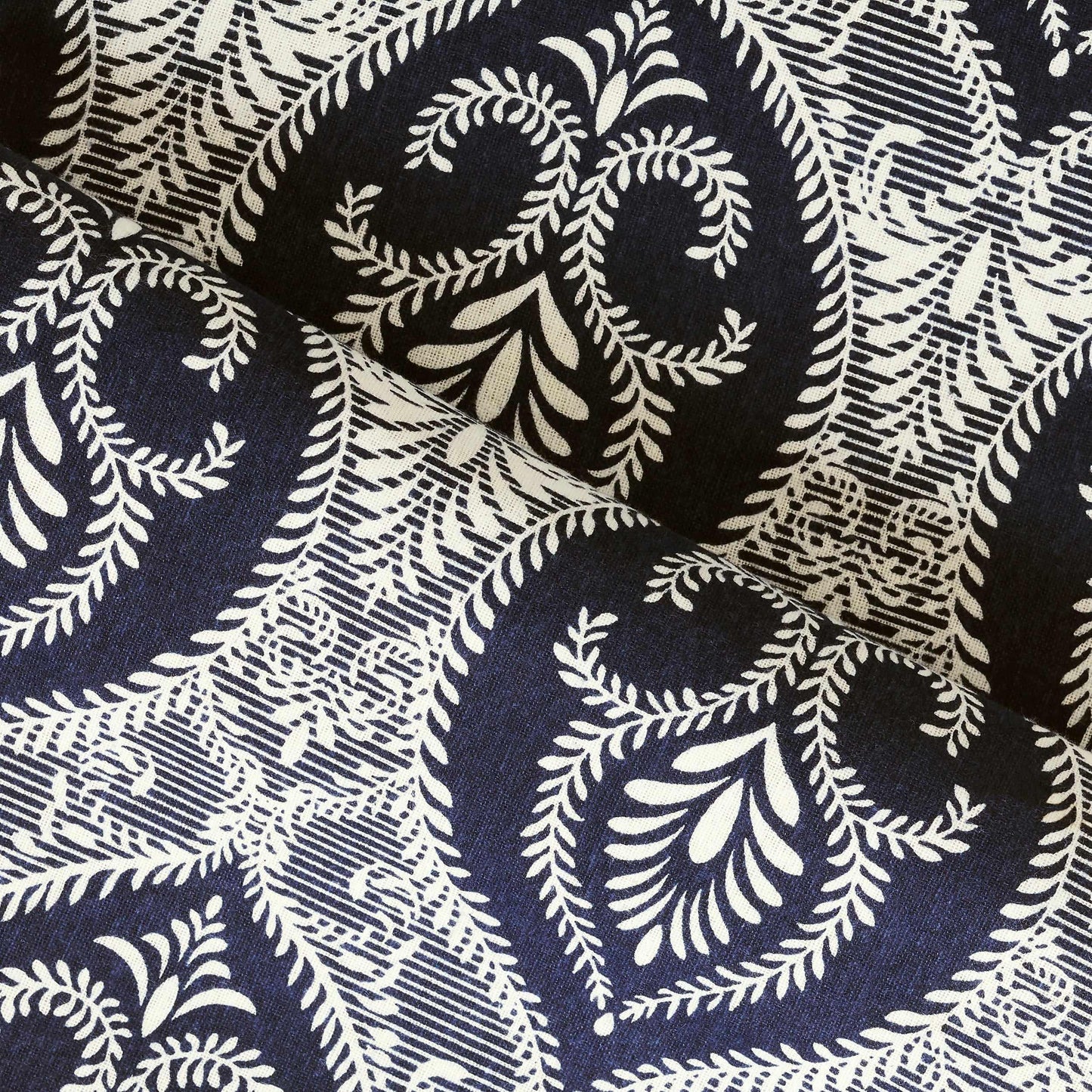  Superior Fleur-de-Lis Deep Pocket Cotton Flannel Sheet Set - Navy Blue