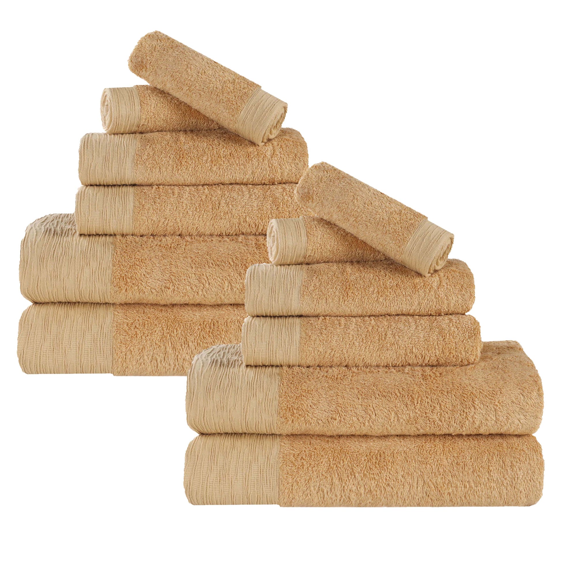 Rayon from Bamboo Eco-Friendly Fluffy Soft Solid - Gold