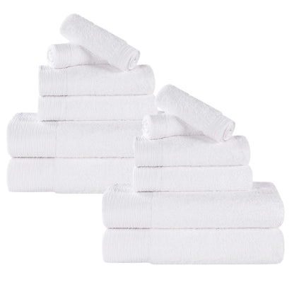 Rayon from Bamboo Eco-Friendly Fluffy Soft Solid - White