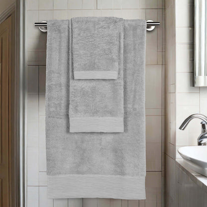 Rayon from Bamboo Eco-Friendly Fluffy Soft Solid - Platinum