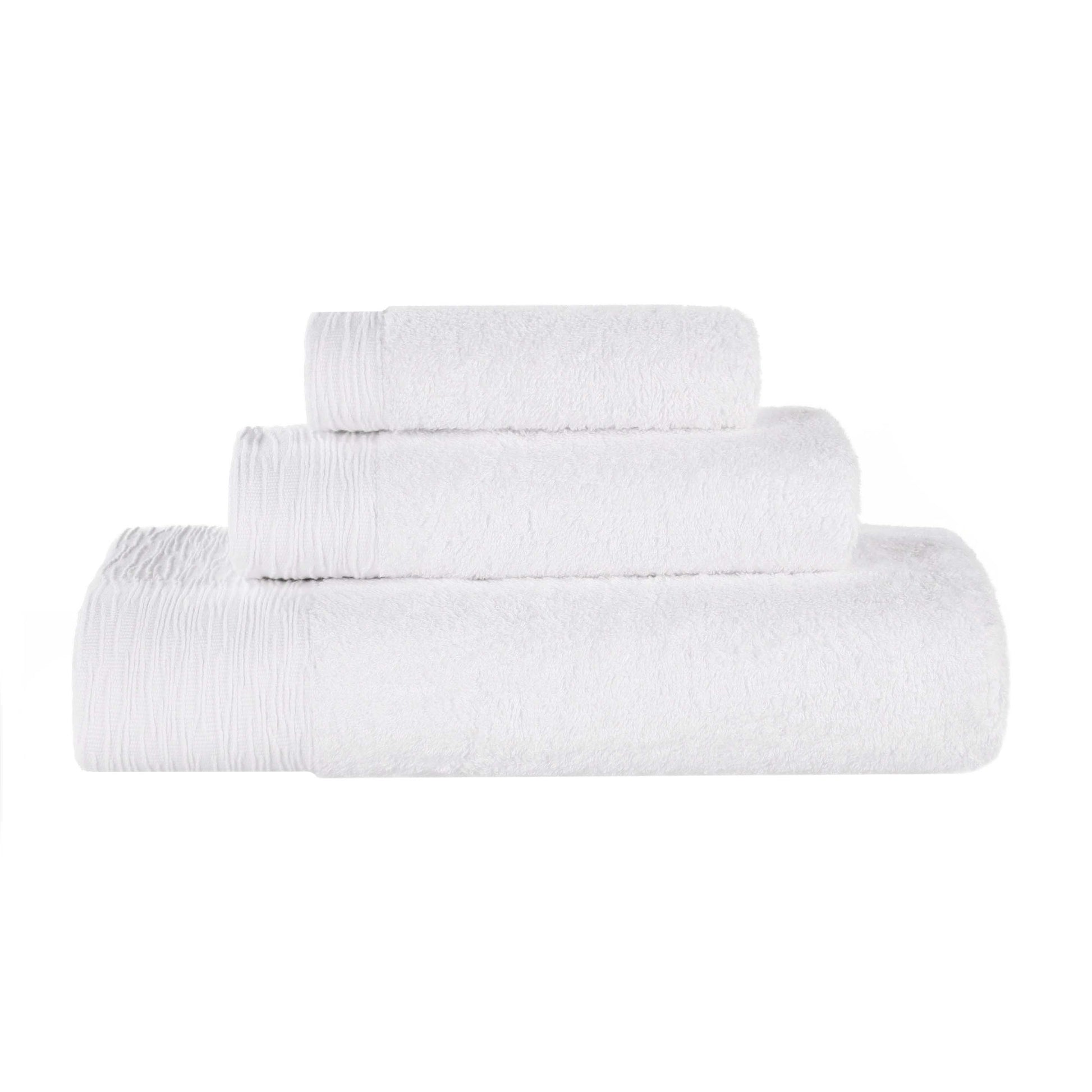Rayon from Bamboo Eco-Friendly Fluffy Soft Solid - White