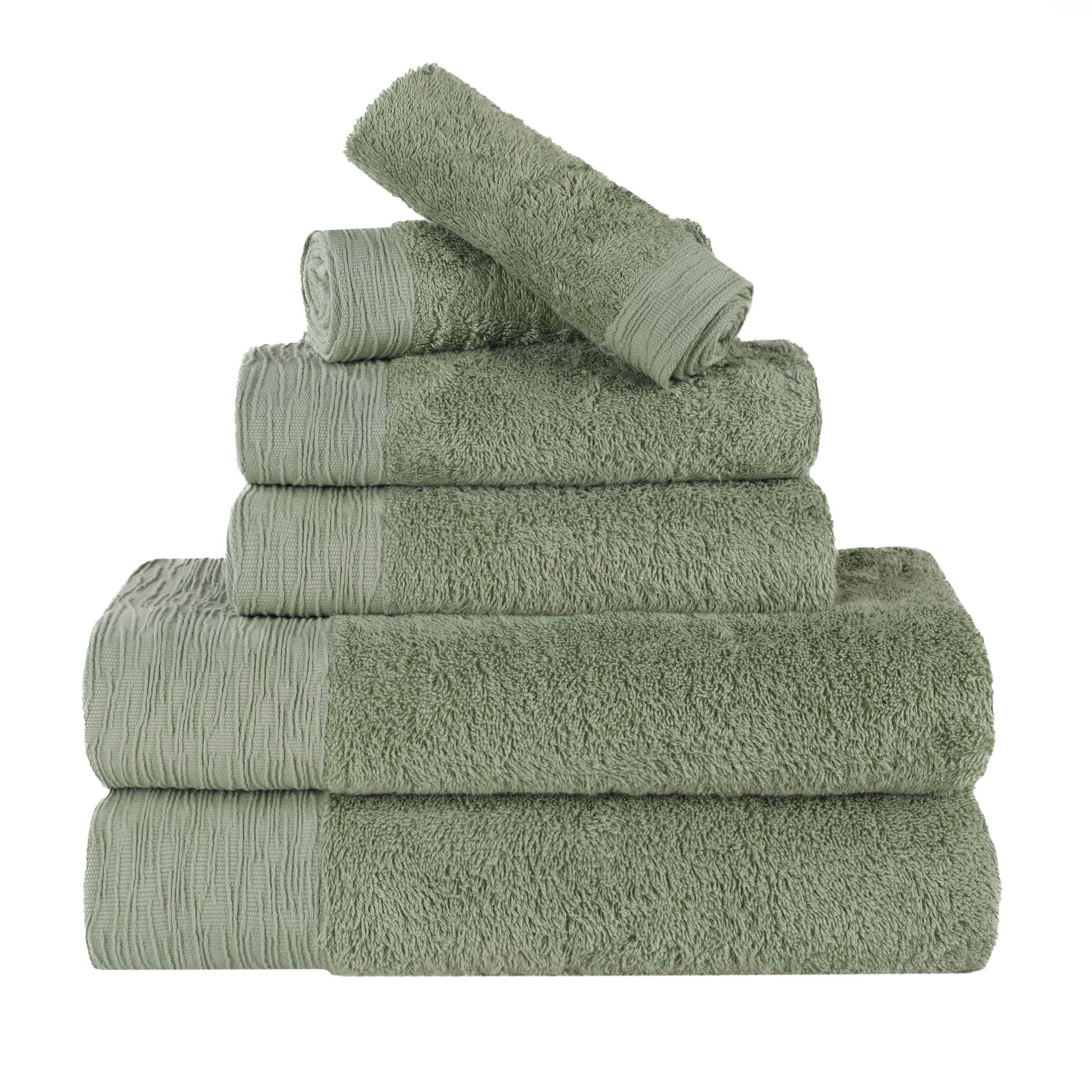 Rayon from Bamboo Eco-Friendly Fluffy Soft Solid - Green