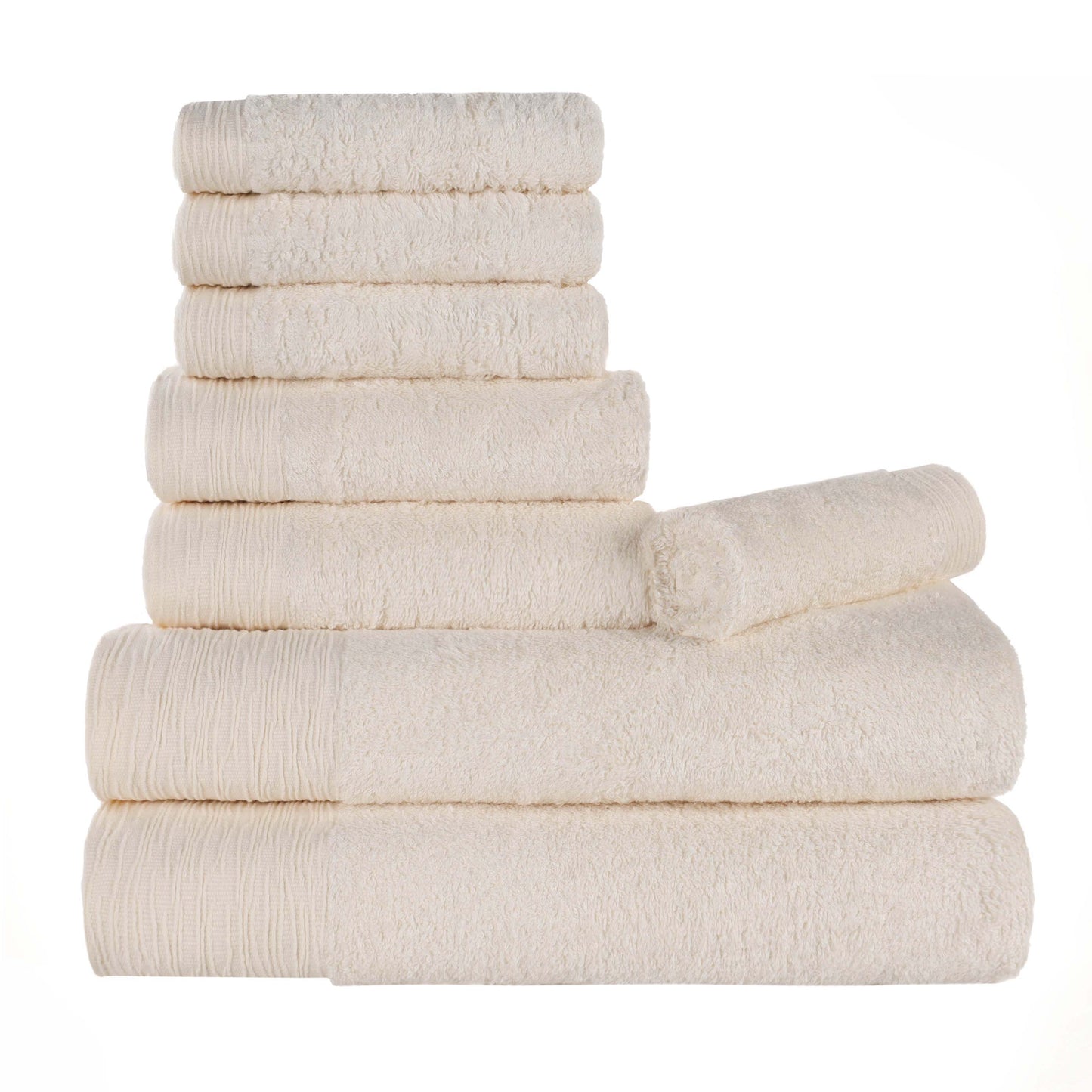 Rayon from Bamboo Eco-Friendly Fluffy Soft Solid - Ivory