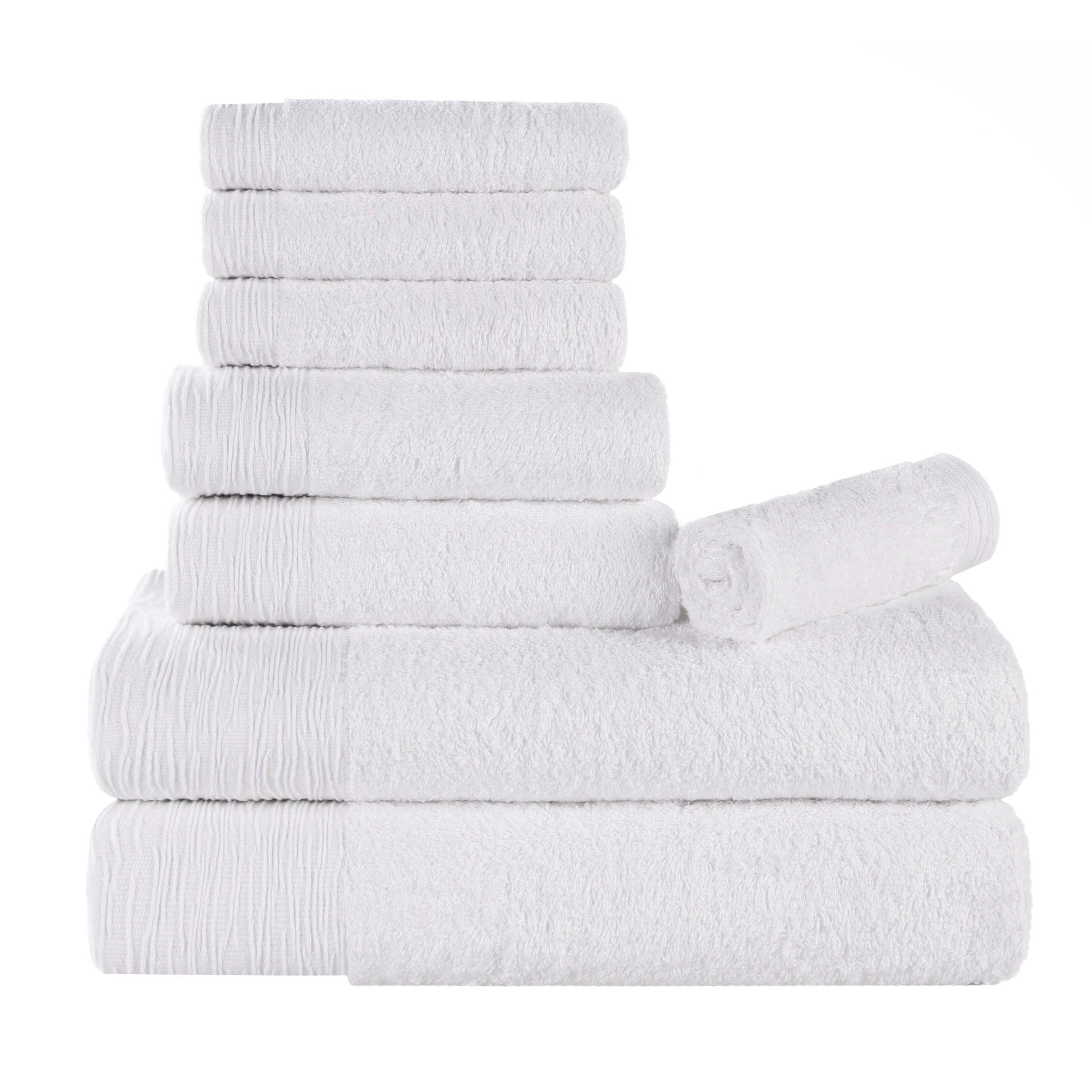 Rayon from Bamboo Eco-Friendly Fluffy Soft Solid - White