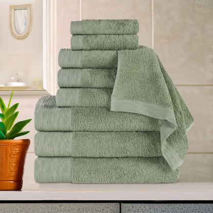 Rayon from Bamboo Eco-Friendly Fluffy Soft Solid - Green