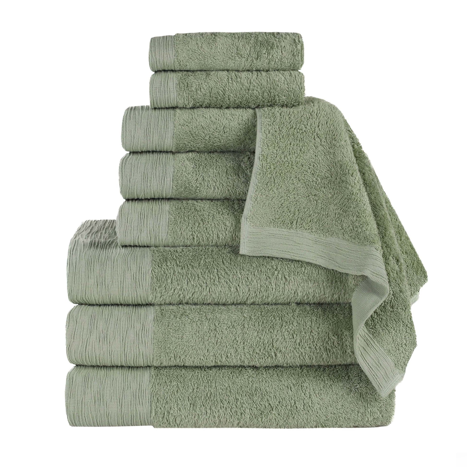 Rayon from Bamboo Eco-Friendly Fluffy Soft Solid - Green