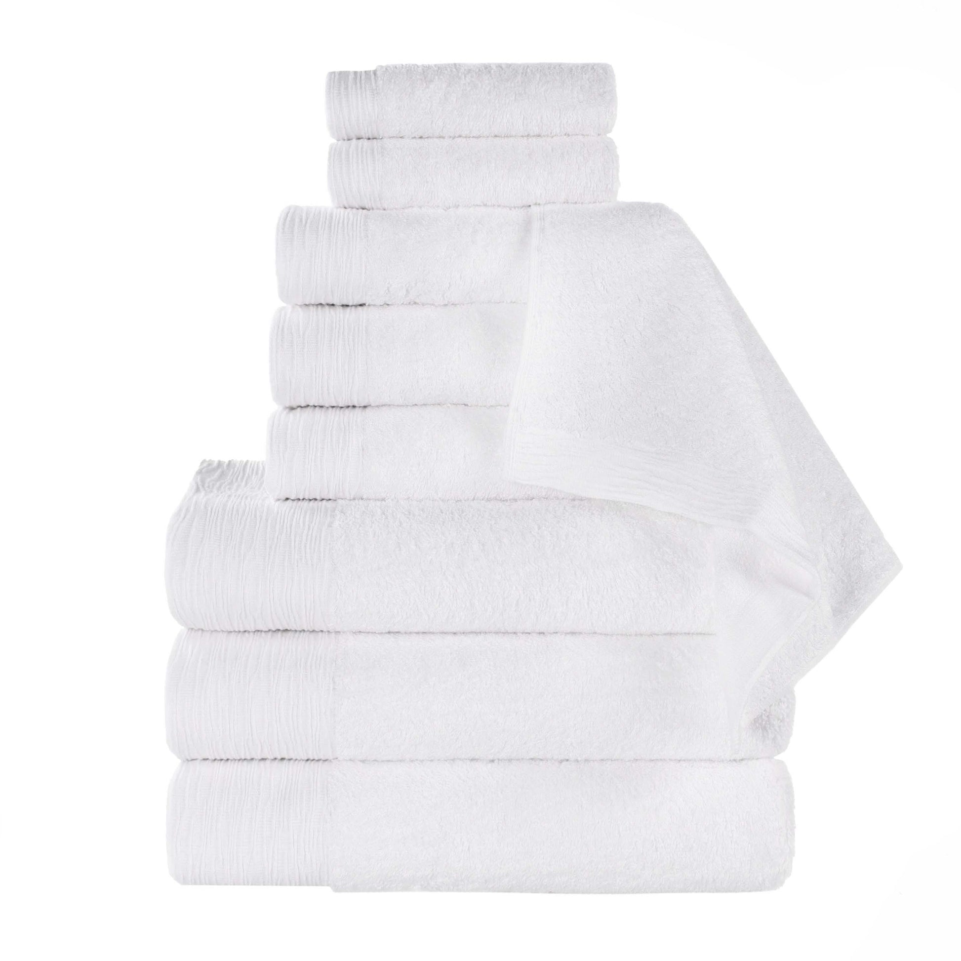 Rayon from Bamboo Eco-Friendly Fluffy Soft Solid - White