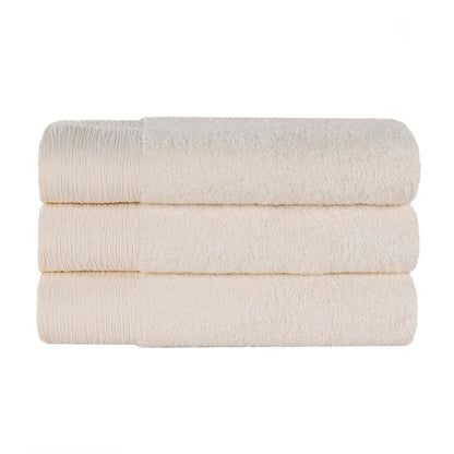 Rayon from Bamboo Eco-Friendly Fluffy Soft Solid Bath Towel - Ivory