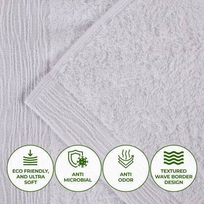 Rayon from Bamboo Eco-Friendly Fluffy Soft Solid - White