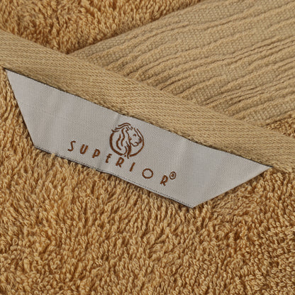 Rayon from Bamboo Eco-Friendly Solid Face Towel Washcloth - Gold