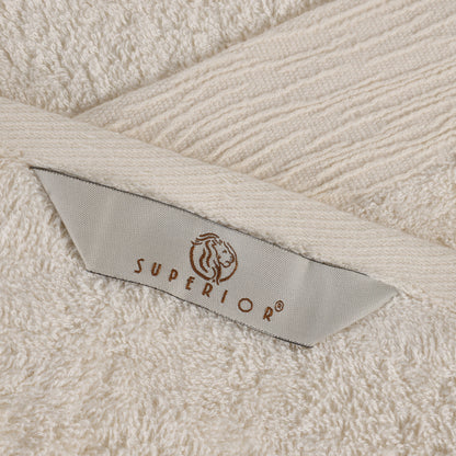 Rayon from Bamboo Eco-Friendly Fluffy Solid Hand Towel - Ivory