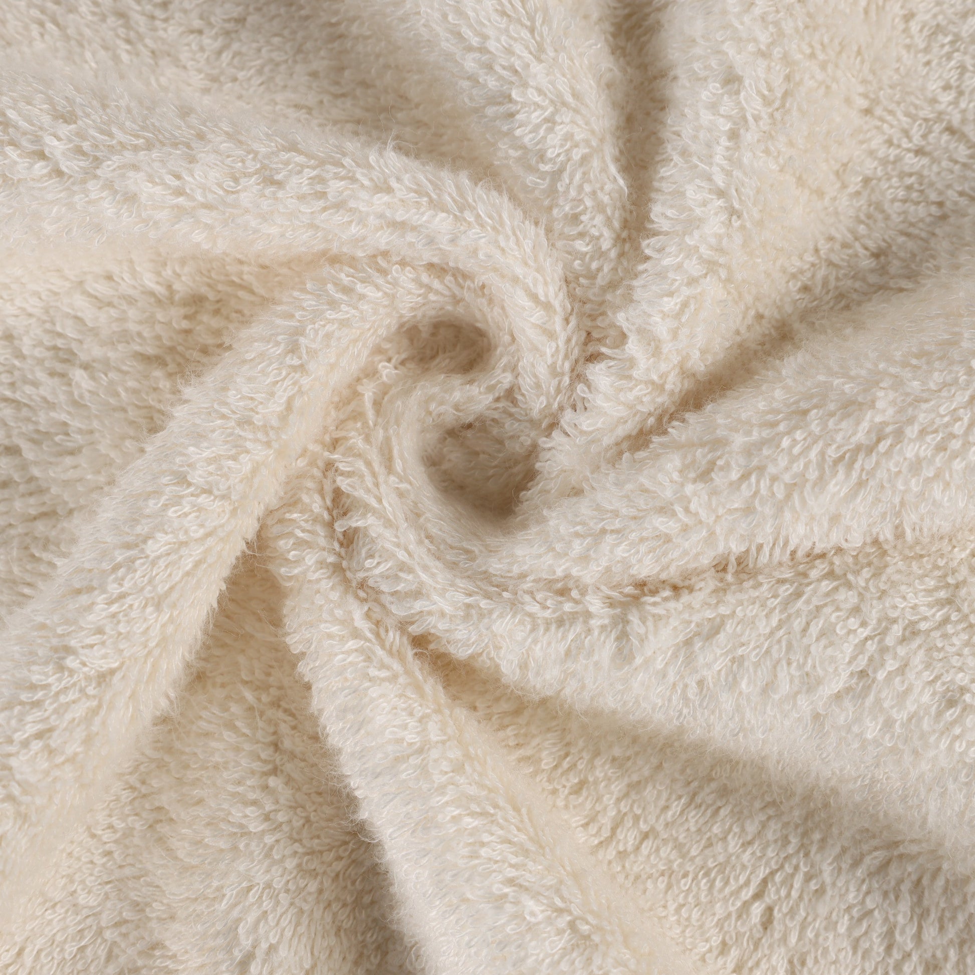 Rayon from Bamboo Eco-Friendly Fluffy Solid Hand Towel - Ivory