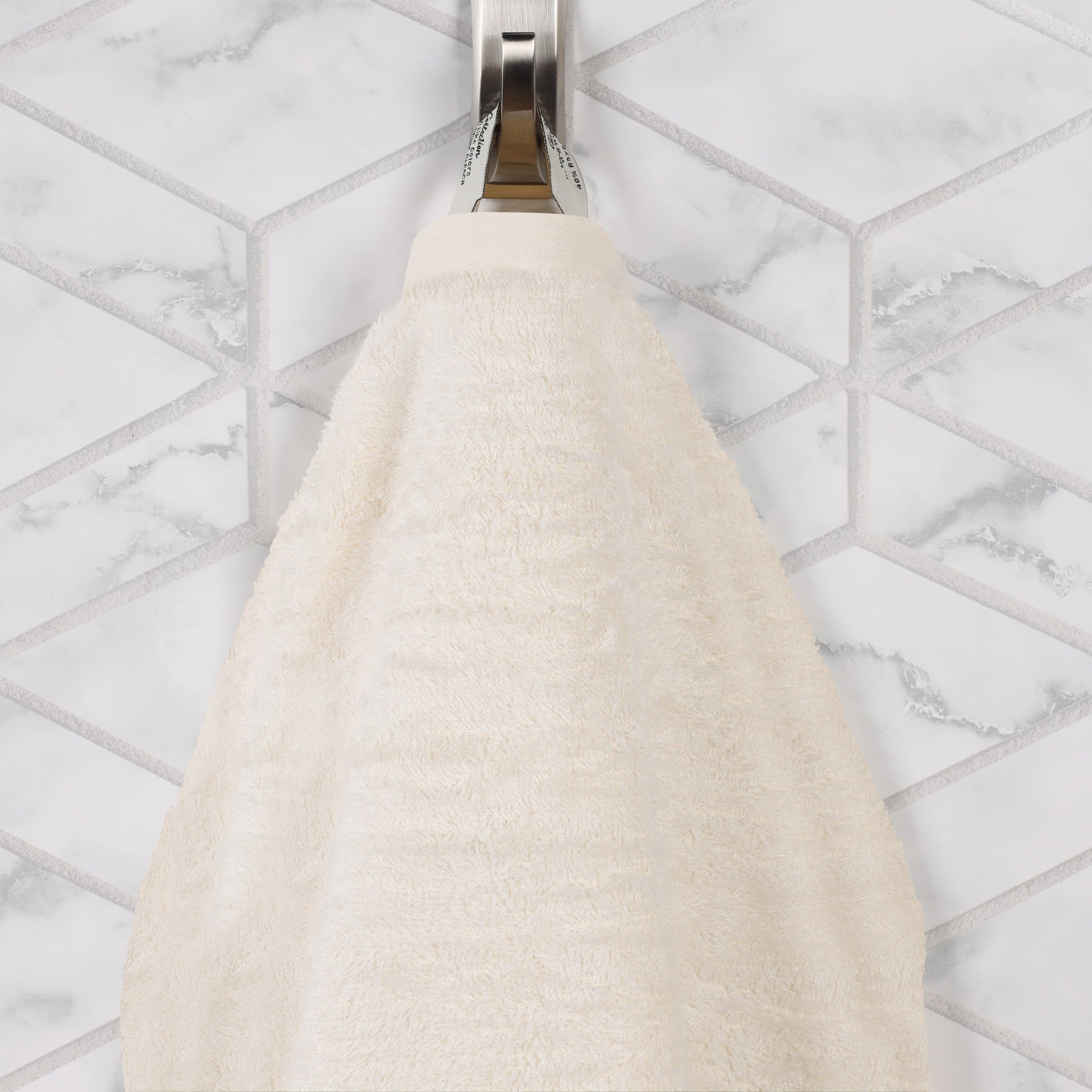 Rayon from Bamboo Eco-Friendly Fluffy Soft Solid Bath Towel - Ivory