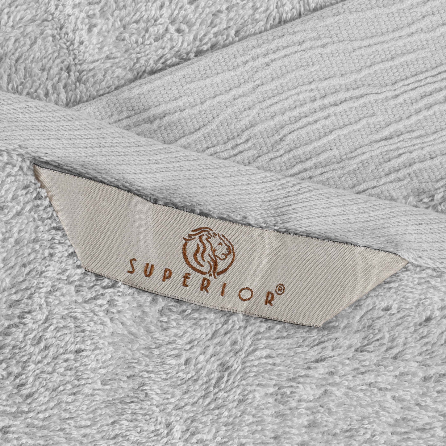 Rayon from Bamboo Eco-Friendly Solid Face Towel Washcloth - Platinum