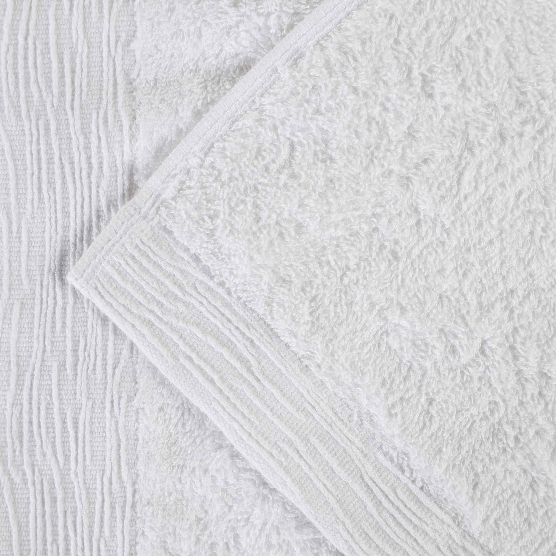 Rayon from Bamboo Eco-Friendly Fluffy Solid Hand Towel - Platinum