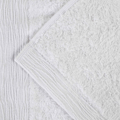 Rayon from Bamboo Eco-Friendly Fluffy Solid Hand Towel - Platinum