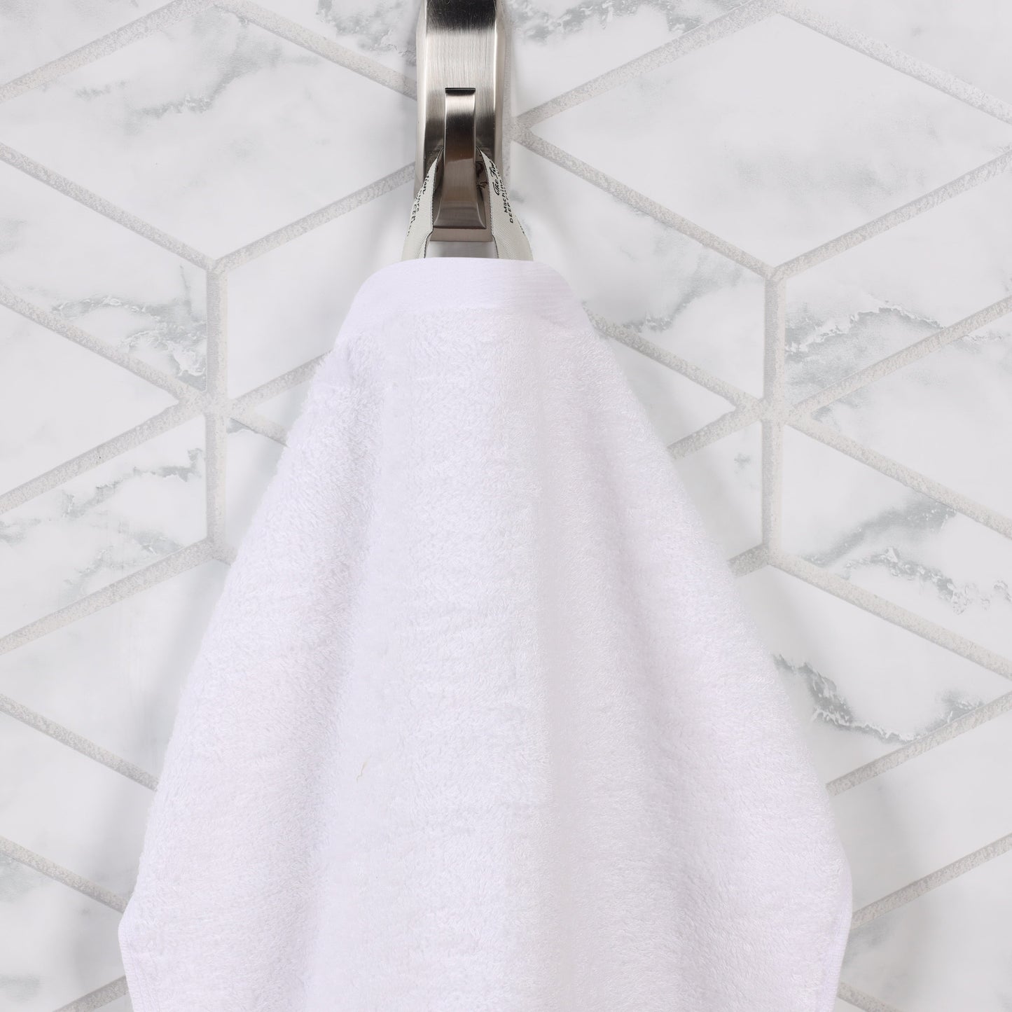 Rayon from Bamboo Eco-Friendly Fluffy Soft Solid Bath Towel - White