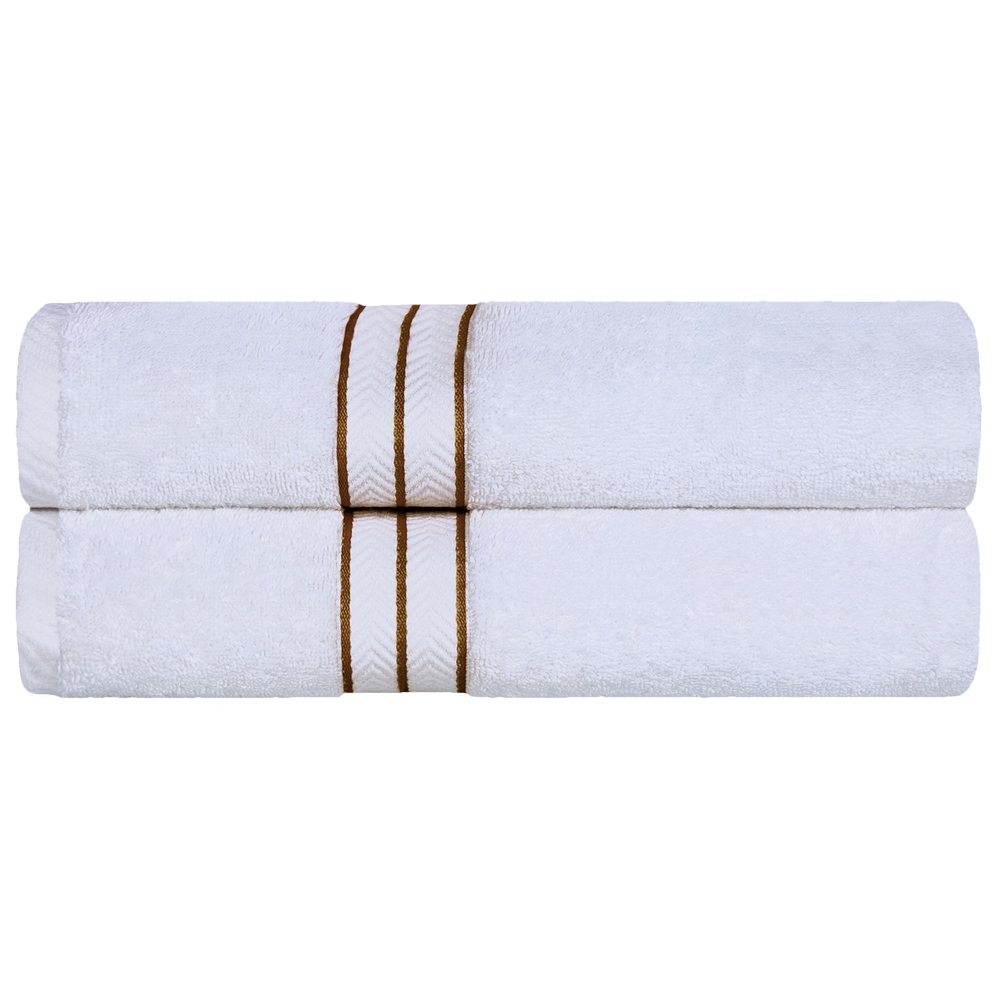 Ultra Plush Turkish Cotton Super Absorbent Solid 2-Piece Bath Sheet Set - Toast