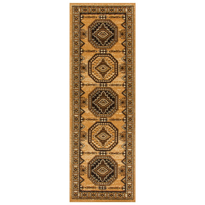 Takeo Southwestern Aztec Geometric Indoor Area Rug - Caramel