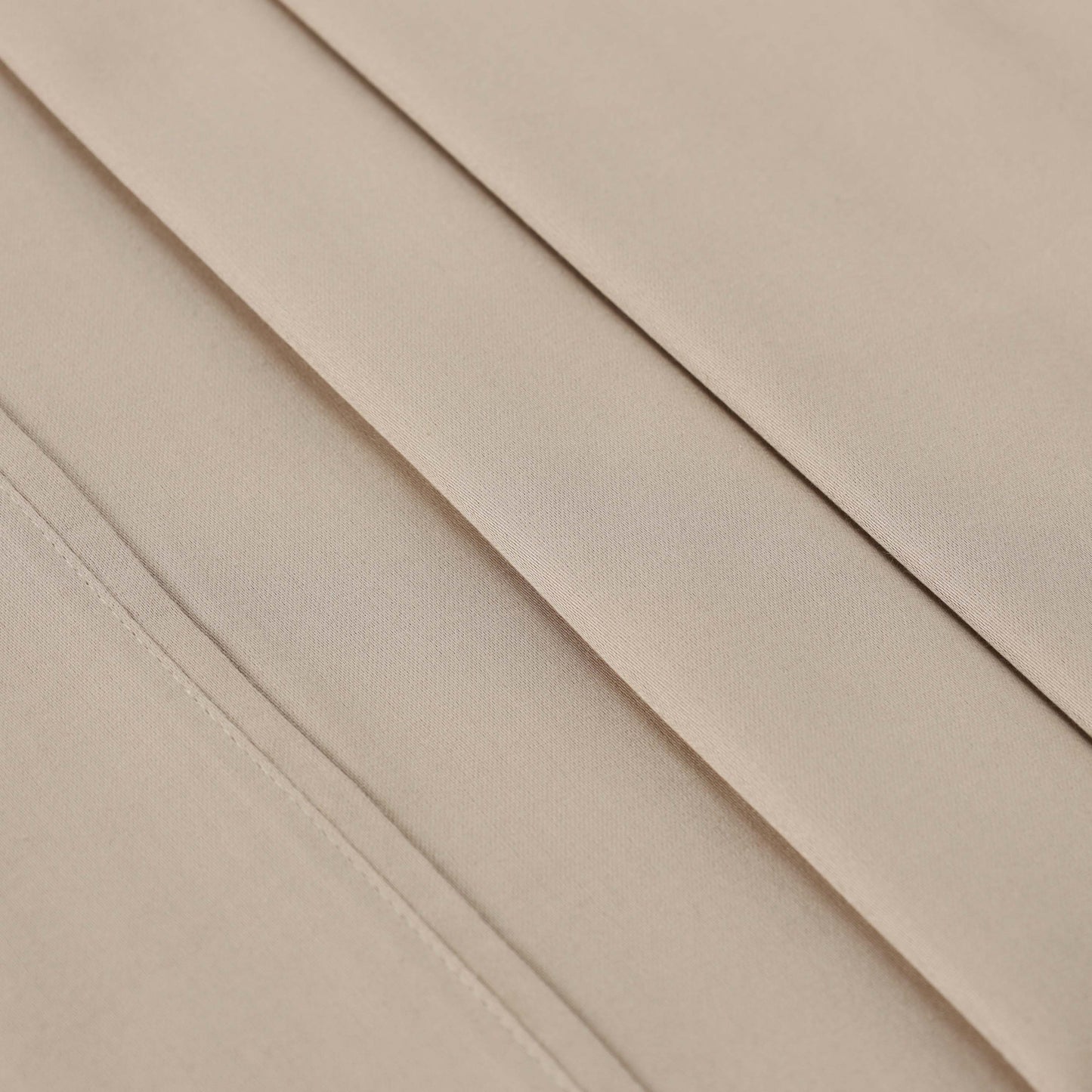Egyptian Cotton 300 Thread Count Solid Deep Pocket Sheet Set - Tan