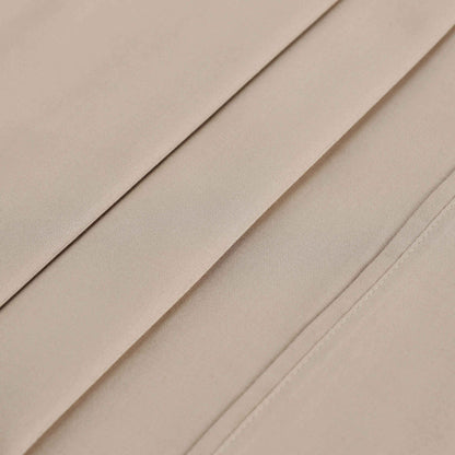 400 Thread Count Egyptian Cotton Solid Deep Pocket Sheet Set - Tan