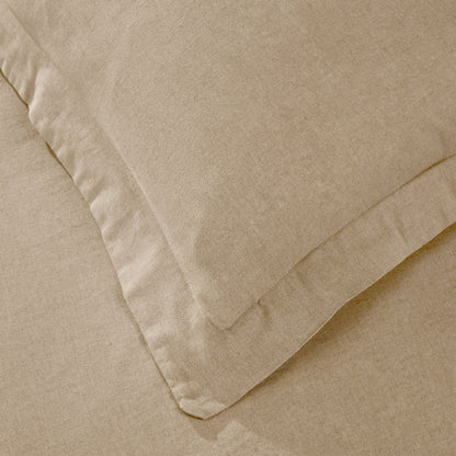 Orion Cotton Linen Garment 3 Piece Duvet Cover Set With Pillow Shams