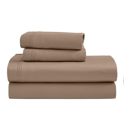 Egyptian Cotton 1500 Thread Count Eco Friendly Solid Sheet Set - Taupe