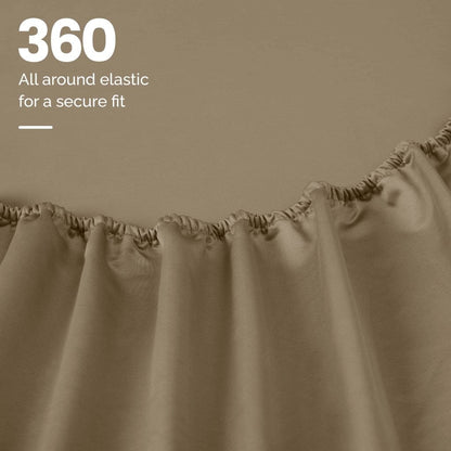 Egyptian Cotton 1200 Thread Count Eco-Friendly Solid Sheet Set