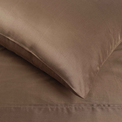 400 Thread Count Egyptian Cotton Solid Deep Pocket Sheet Set - Taupe