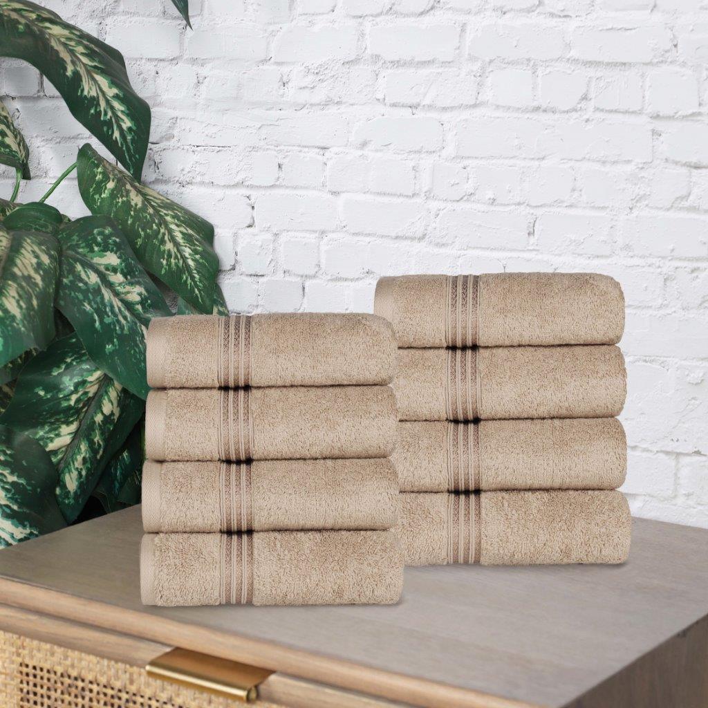 Egyptian Cotton Highly Absorbent Solid Ultra Soft Towel Set Collection