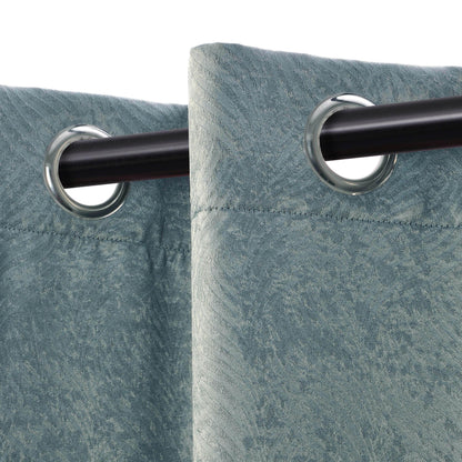 Waverly Thermal Blackout Grommet 2 Piece Curtain Panel Set 42"