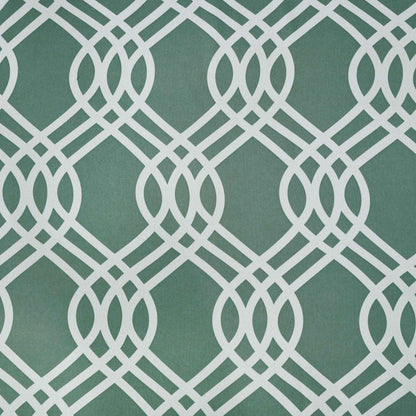Ribbon Trellis Washable Room Darkening Blackout Curtains, Set of 2