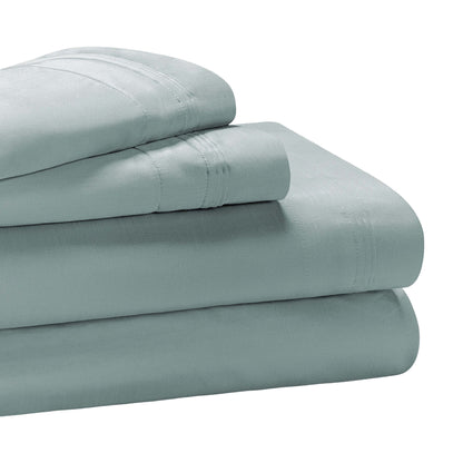 Superior Premium 650 Thread Count Egyptian Cotton Solid Deep Pocket Sheet Set - Teal