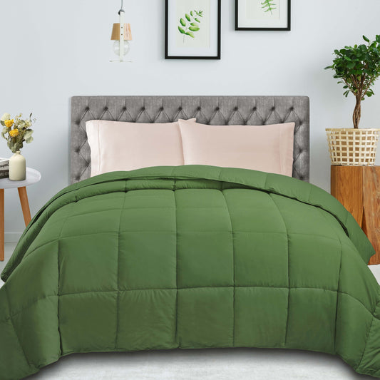 Classic All-Season Reversible Down Alternative Comforter - TerraceGreen