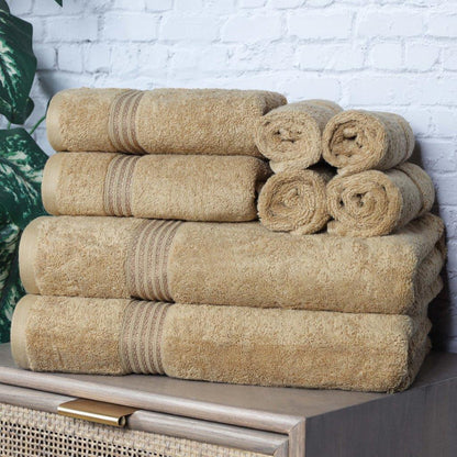 Egyptian Cotton Highly Absorbent Solid Ultra Soft Towel Set Collection