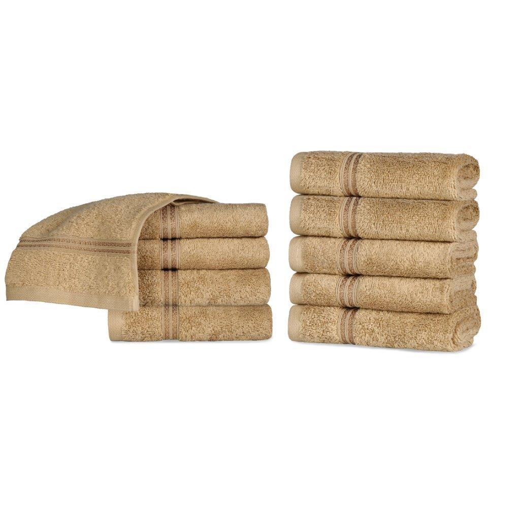 Egyptian Cotton Highly Absorbent Solid Ultra Soft Towel Set Collection