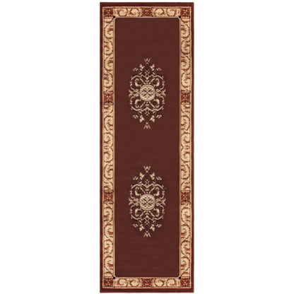 Oversized Medallion Modern Bohemian Indoor Area Rug or Runner Rug - Toffee