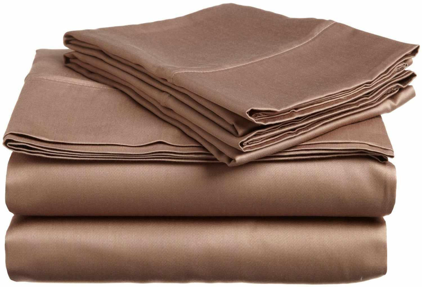 Superior Traditional 300-Thread Count Solid Egyptian Cotton Waterbed Sheet Set  -Biege