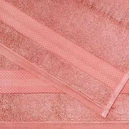  Superior Premium Turkish Cotton Assorted 9-Piece Towel Set - Color Pink