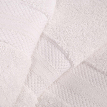  Superior Premium Turkish Cotton Assorted 9-Piece Towel Set - White