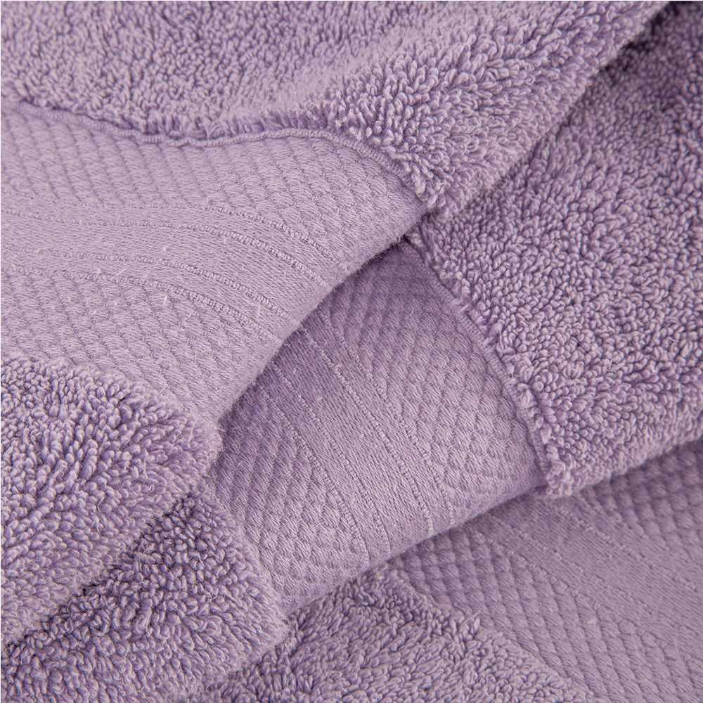  Superior Premium Turkish Cotton Assorted 9-Piece Towel Set - Wisteria