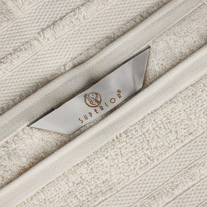 Superior Ultra Soft Cotton Absorbent Solid Assorted 3-Piece Towel Set -Ivory