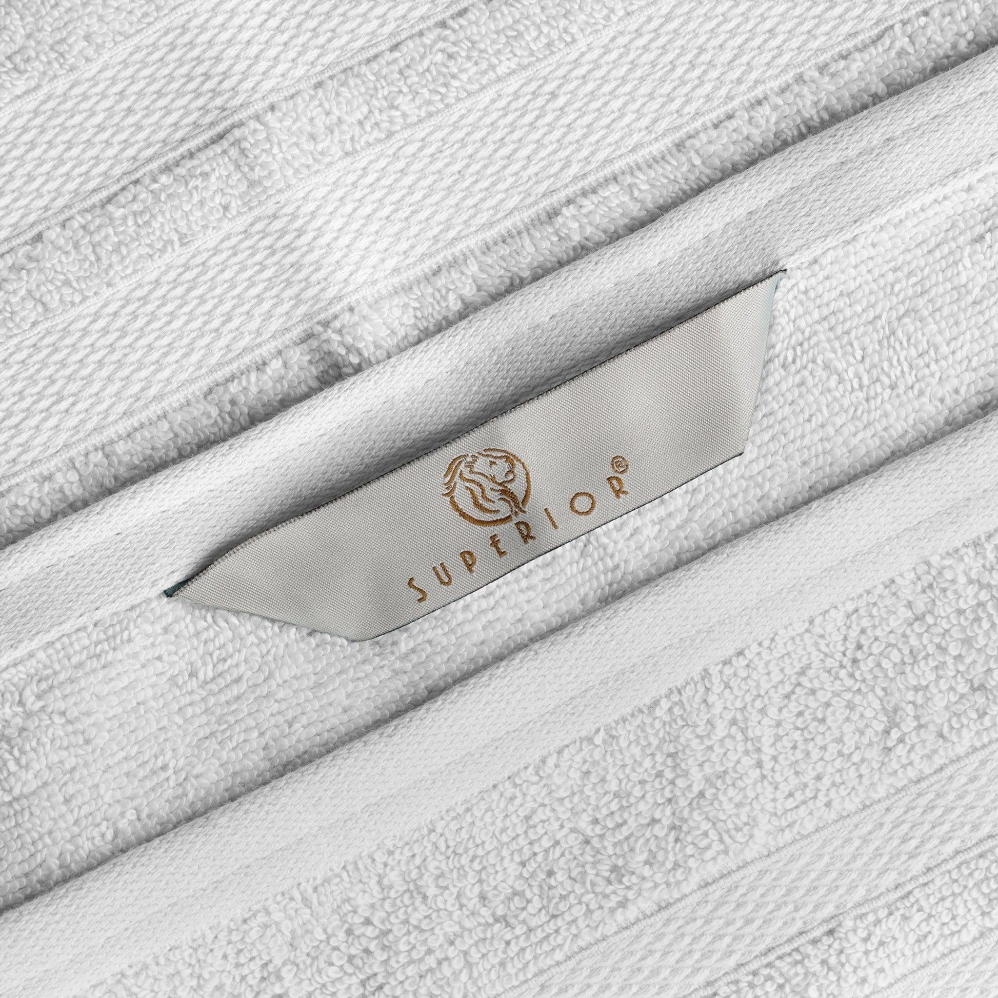 Superior Ultra Soft Cotton Absorbent Solid Assorted 3-Piece Towel Set -Silver