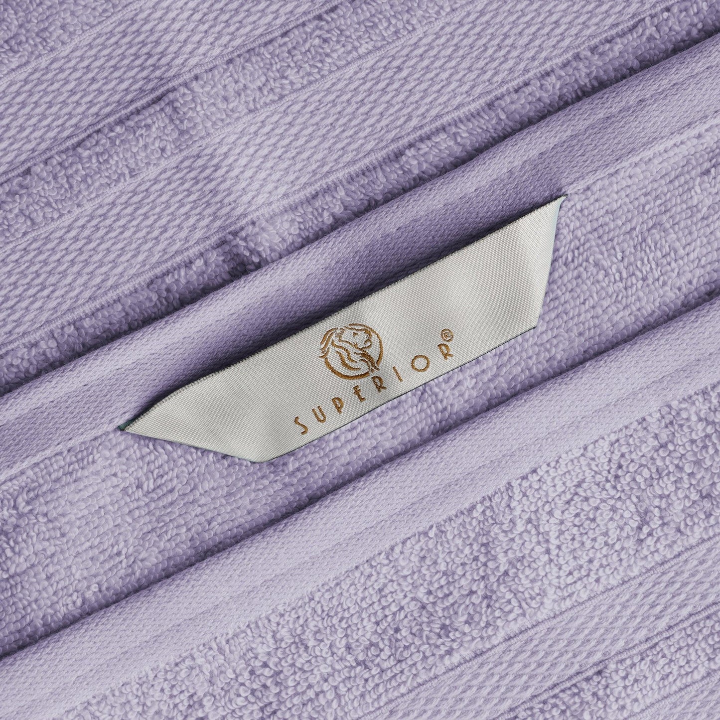 Superior Ultra Soft Cotton Absorbent Solid Assorted 3-Piece Towel Set  - Wisteria