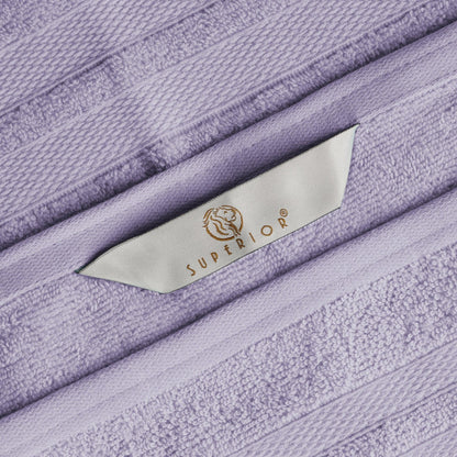 Superior Ultra Soft Cotton Absorbent Solid Assorted 3-Piece Towel Set  - Wisteria