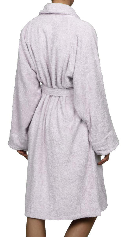 Cotton Ultra-Soft Terry Adult Unisex Lightweight Luxury Bathrobe - Lilac