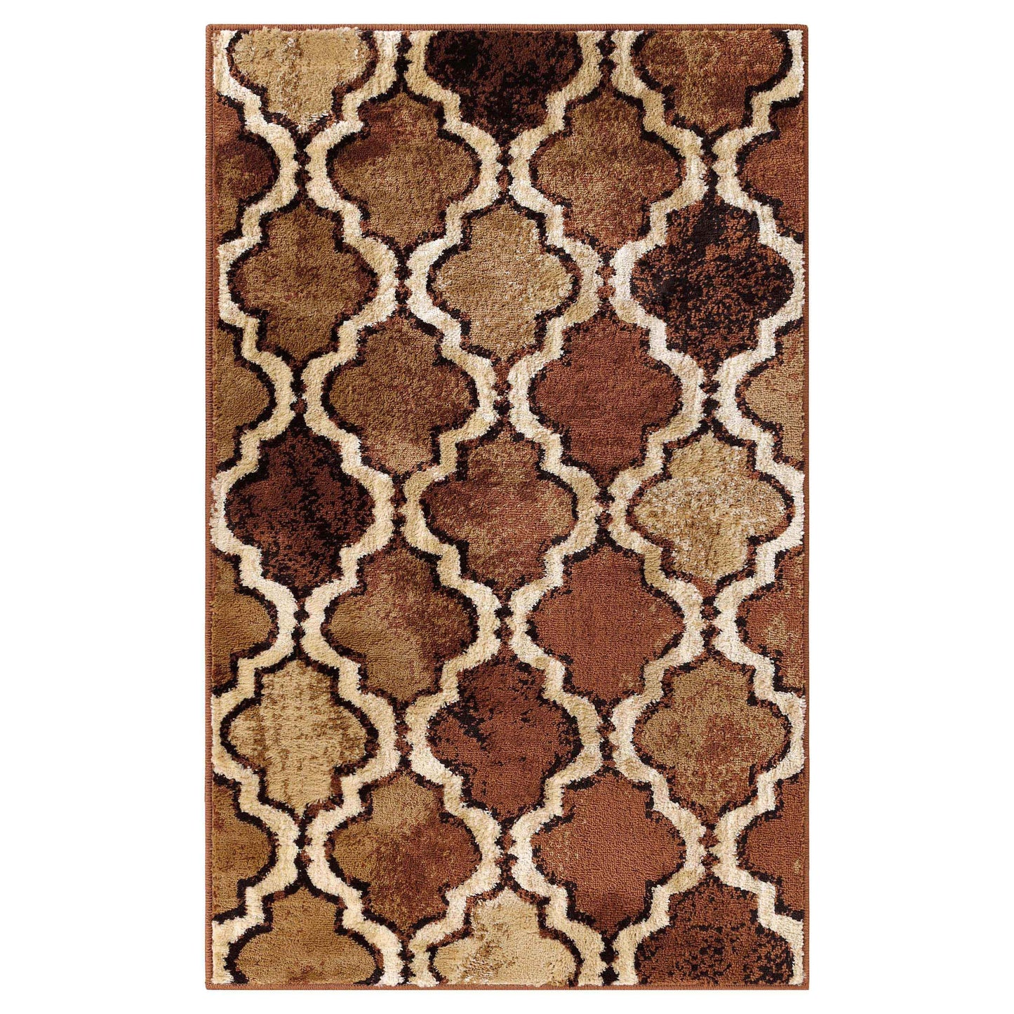 Viking Contemporary Geometric Trellis Indoor Area Rug or Runner